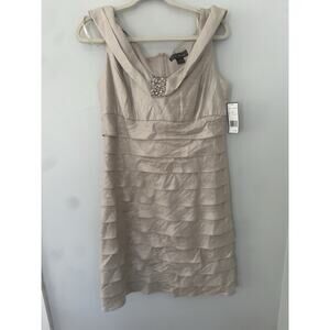 Jessica Howard Dress Missy Champagne Style JH1M3113 Mother of Bride Church 12